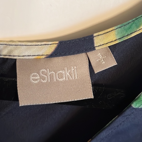 Eshakti Lemons Maxi Dress Sz 4 - Picture 4 of 8